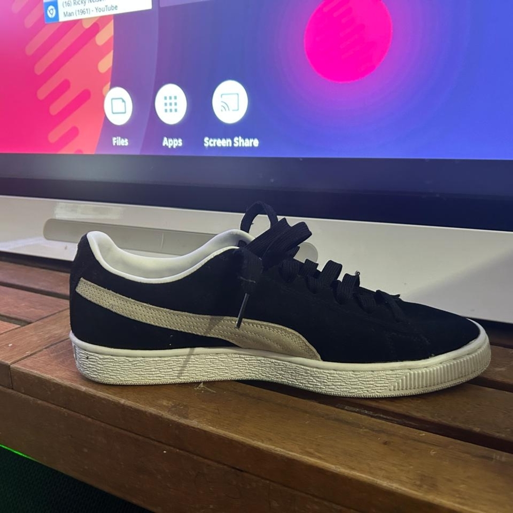 Puma Black and White Classic Sneakers